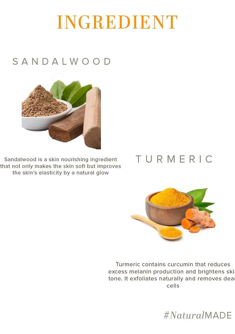 Khadi Natural Sandal Turmeric Body Wash To Soften Skin 210Ml - Indya