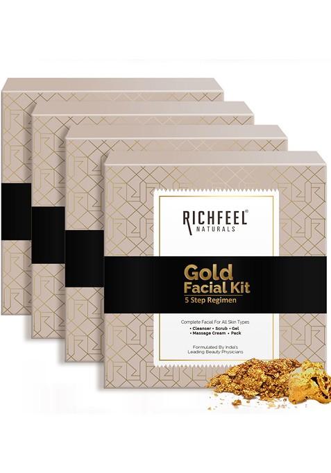 Richfeel Set Of 4 White Gold Facial Kit