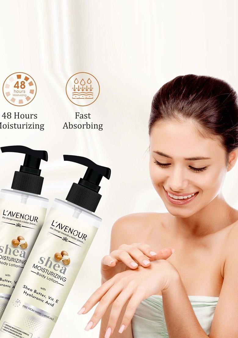 L'Avenour Shea Butter Moisturizing Body Lotion With Vitamin E 200 Ml