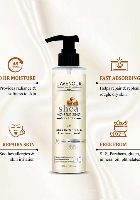 L'Avenour Shea Butter Moisturizing Body Lotion With Vitamin E 200 Ml