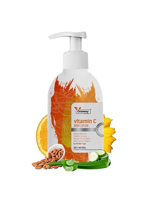 Oneway Happiness Vitamin C Body Lotion With Aloe Vera 300 Ml