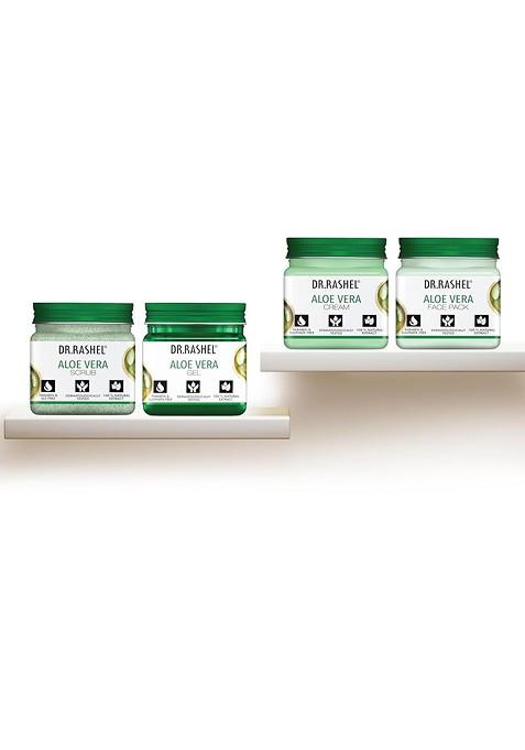 Dr Rashel 4 Step Aloevera Skincare Set 180 Ml