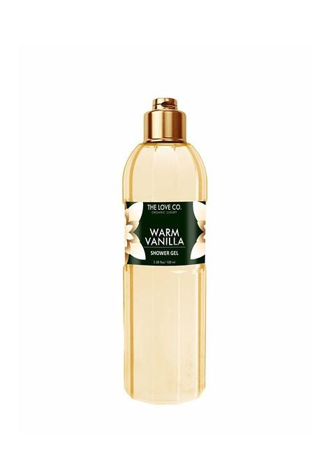 The Love Co Organic Luxury Warm Vanilla Shower Gel 100Ml