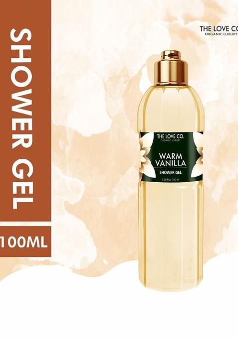 The Love Co Organic Luxury Warm Vanilla Shower Gel 100Ml
