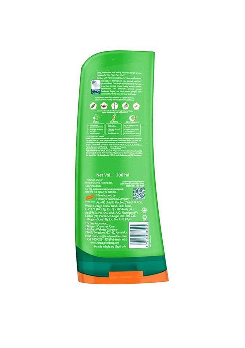 Himalaya Set Of 3 Purifying Neem Face Wash To Prevent Pimples 300 Ml Each - Indya