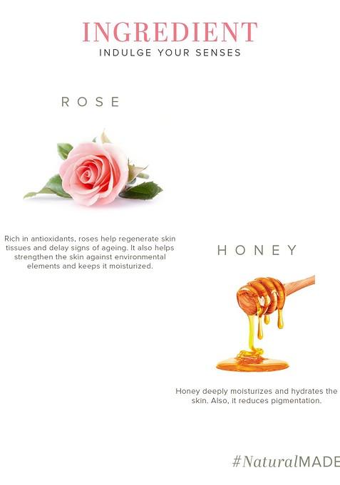 Khadi Natural Rose Honey Body Wash To Soften Skin 210Ml