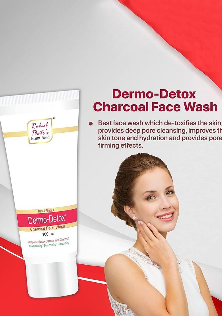 Rahul Phate Research Product Dermo Detox Charcoal Face Wash 100Ml
