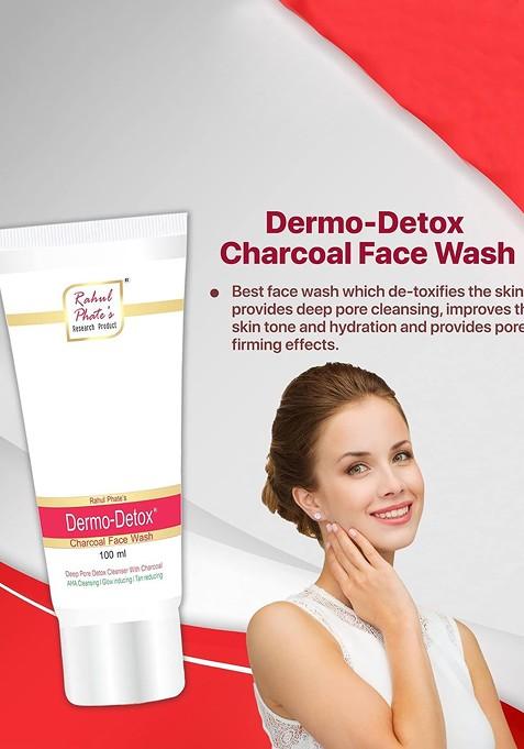 Rahul Phate Research Product Dermo Detox Charcoal Face Wash 100Ml