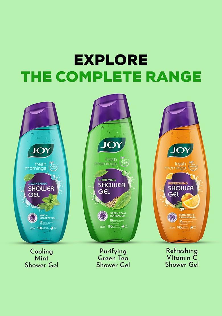 Joy Purifying Green Tea Shower Gel Body Wash For All Skin Types 250Ml