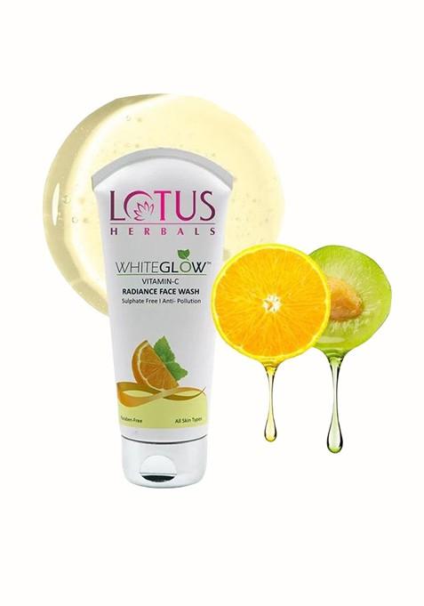 Lotus Herbals Set Of 2 Whiteglow Vitamin C Radiance Face Wash For Dark Spots 100G Each