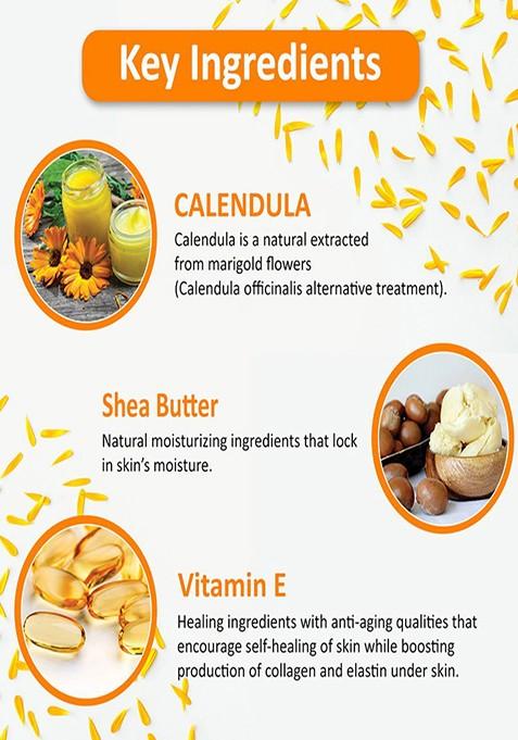 Omeo Calendula Body Lotion For Glowing Skin 180Ml