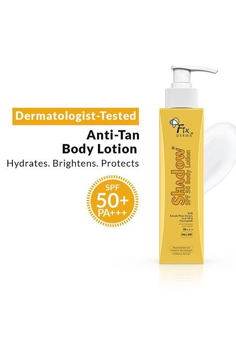 Fixderma Shadow Sunscreen Body Lotion Spf 50 200Ml