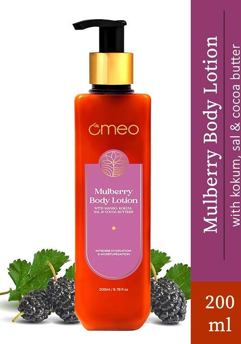 Omeo Mulberry Body Lotion With Coco Butter For Hydrated Skin 200Ml