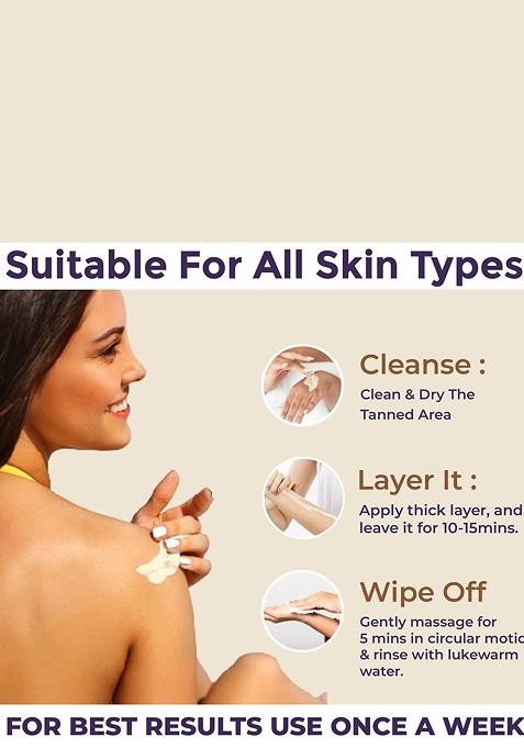 Sanfe Set Of 2 Instalite Wipe Off Detan Body Cream 100 G Each