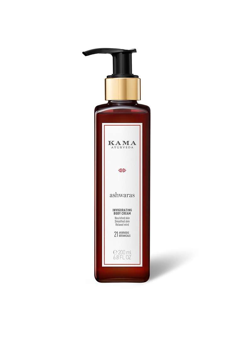 Kama Ayurveda Ashwaras Smoothing Invigorating Body Cream With Botanical Extracts 200Ml - Indya