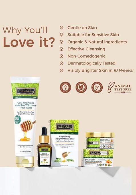 Indus Valley Cow Yogurt Mashobra Wild Honey Face Wash 100Ml