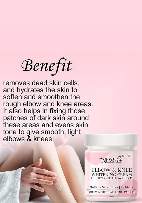 Newsio Elbow Knee Whitening Cream For Even Skin Tone Dark Patches 100 G