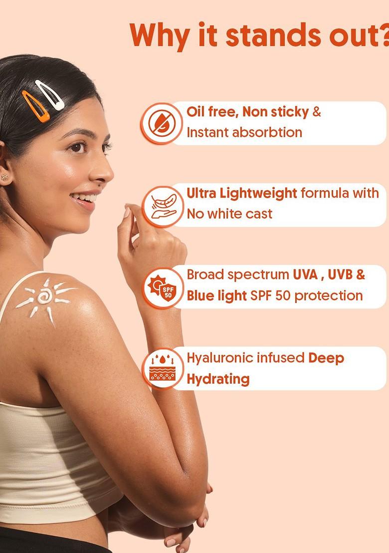 Aravi Organic Set Of Aha Bha Body Lotion Spf 50 Sunscreen 200Ml Each