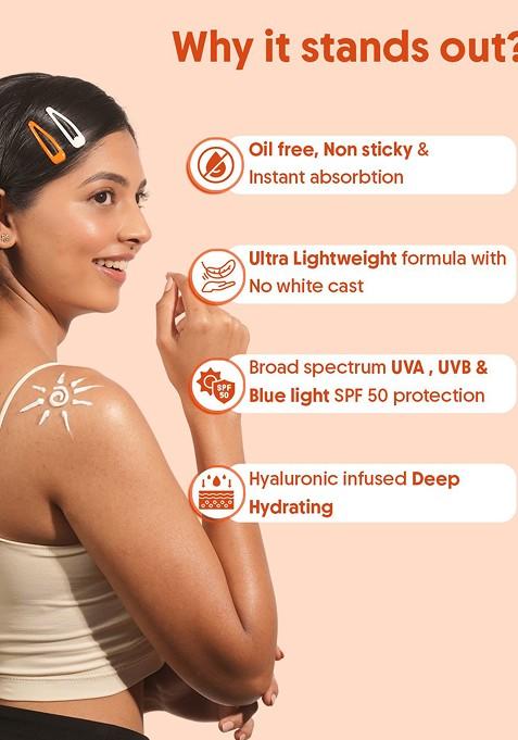 Aravi Organic Set Of Aha Bha Body Lotion Spf 50 Sunscreen 200Ml Each