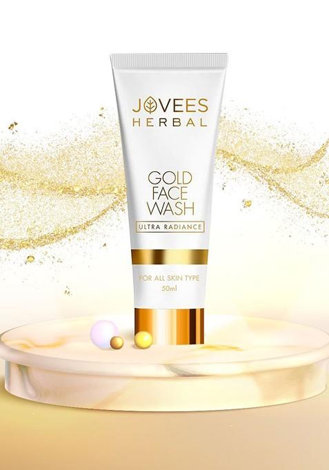 Jovees Ultra Radiance Gold Face Wash For Brighter Skin 50 Ml