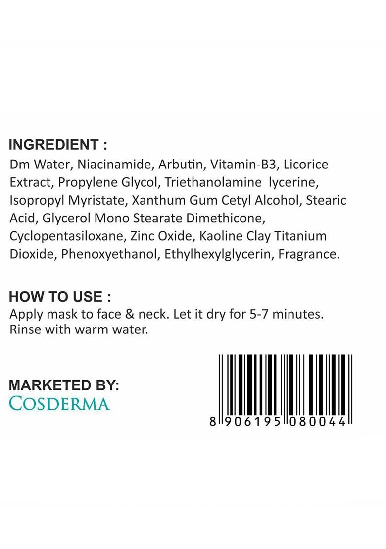 Cosderma Lightening Face Mask With Niacinamide 50 G
