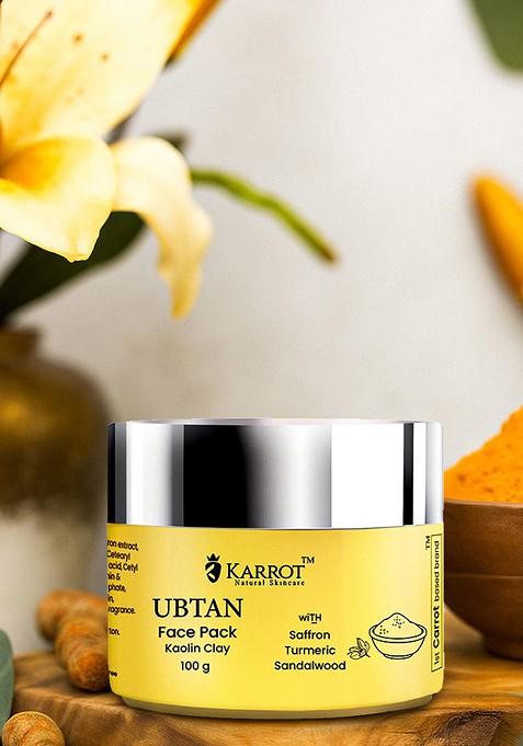 Karrot Natural Skincare Ubtan Turmeric Face Pack For Glowing Skin 100G