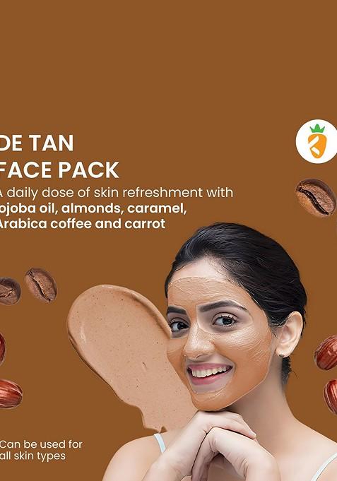 Karrot Natural Skincare Coffee Face Pack For Skin Tan Removal Brighten 100G