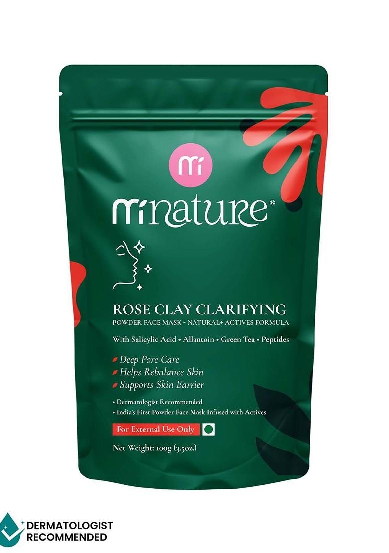 Minature Rose Clay Clarifying Powder Face Mask 100 G