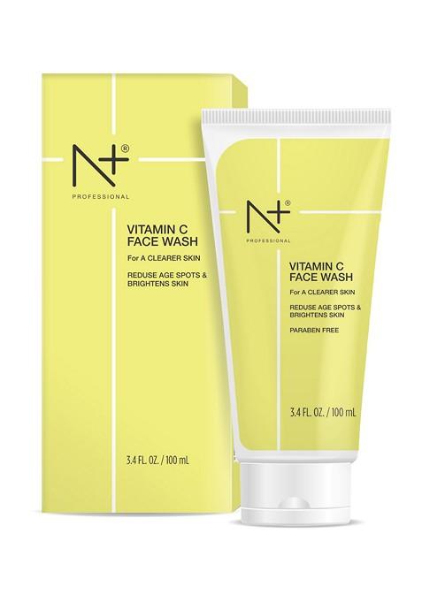 N Plus Professional Vitamin C Face Wash To Reduce Age Spots Brighten Skin 100 Ml