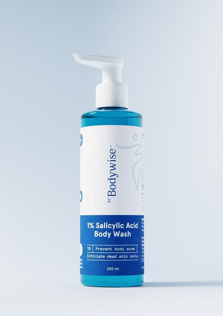 Be Bodywise 1 Salicylic Acid Body Wash To Prevent Acne Exfoliate Dead Skin 250Ml