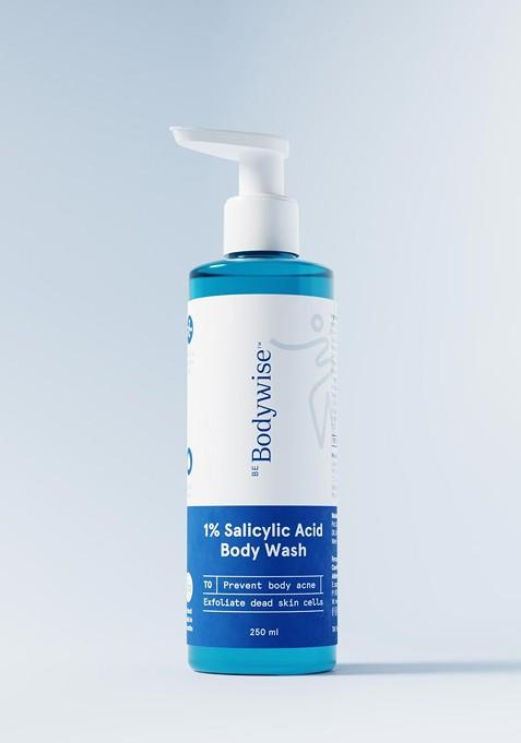 Be Bodywise 1 Salicylic Acid Body Wash To Prevent Acne Exfoliate Dead Skin 250Ml