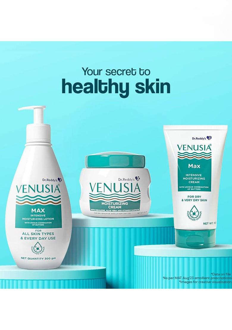 Venusia Dr Reddy'S Max Moisturizing Lotion Contains Shea Mango Aloe Cocoa Butter 500G
