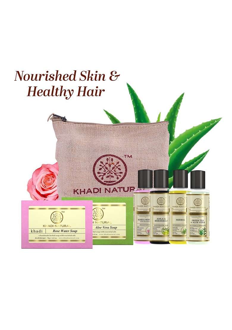 Khadi Natural Ayurvedic Beauty Travel Kit Essentials - Indya