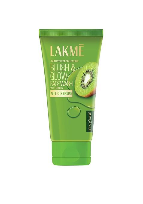 Lakme Blush Glow Refreshing Kiwi Facewash With Vitamin C Serum 100G