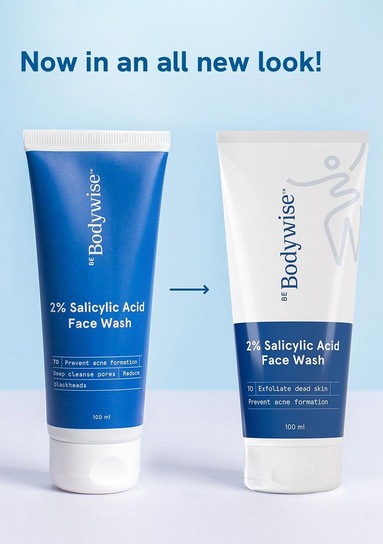 Be Bodywise 2 Salicylic Acid Gel Face Wash For Acne Prone Skin 100 Ml