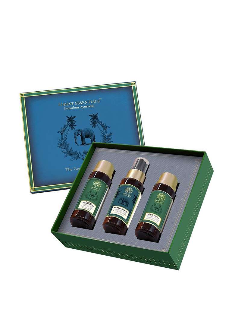 Forest Essentials Sandalwood Orange Gift Set For Men - Indya