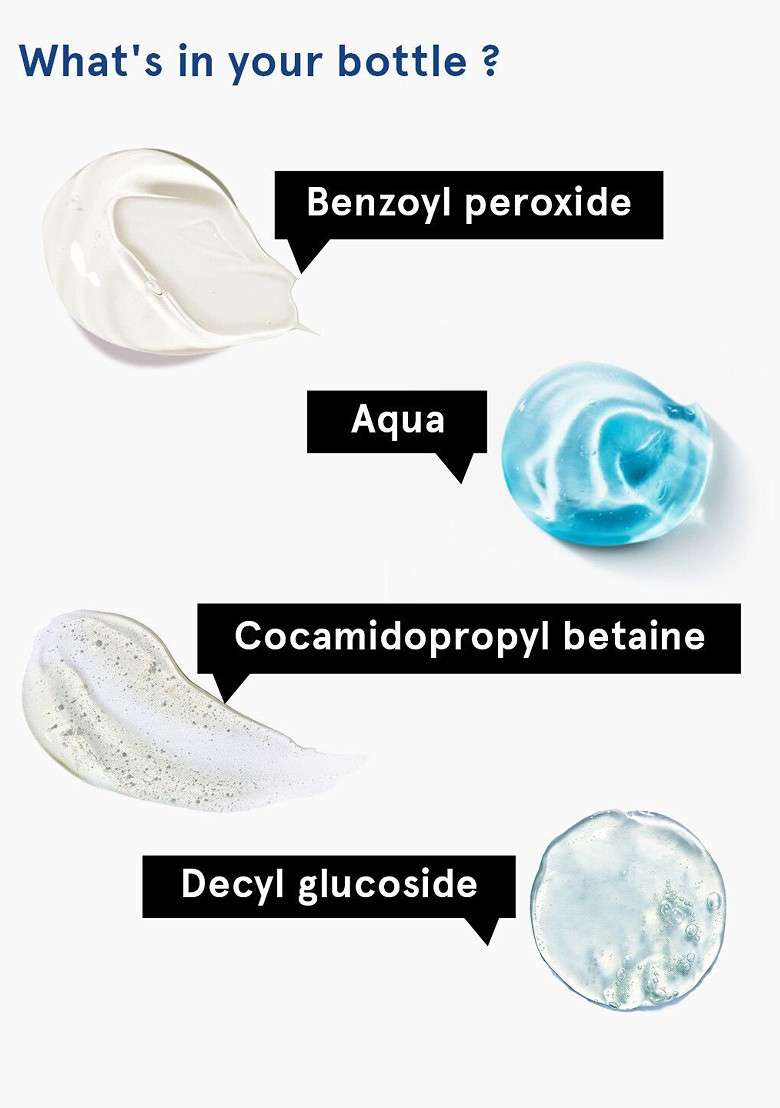 Be Bodywise 2 5 Benzoyl Peroxide Facewash Deep Cleanses Reduces Sebum Production 100Ml - Indya