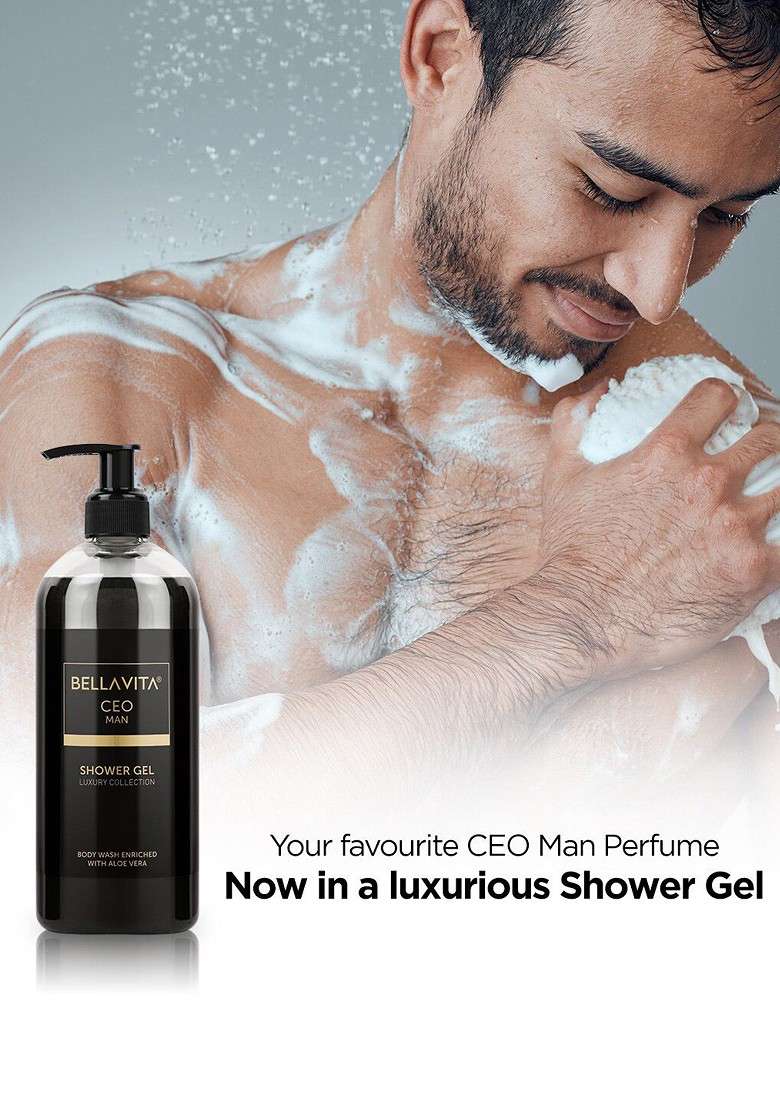 Bella Vita Organic Ceo Man Shower Gel With Aloe Vera 500Ml - Indya