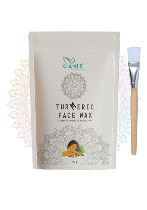 Ani'S Turmeric Face Wax Powder For Instant Hair Removal 100G