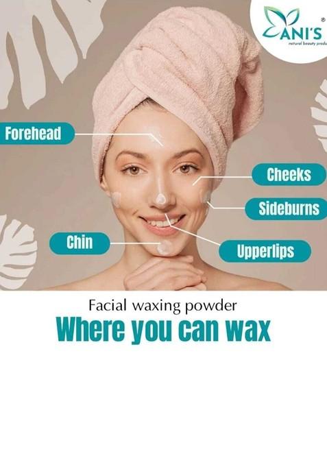 Ani'S Turmeric Face Wax Powder For Instant Hair Removal 100G