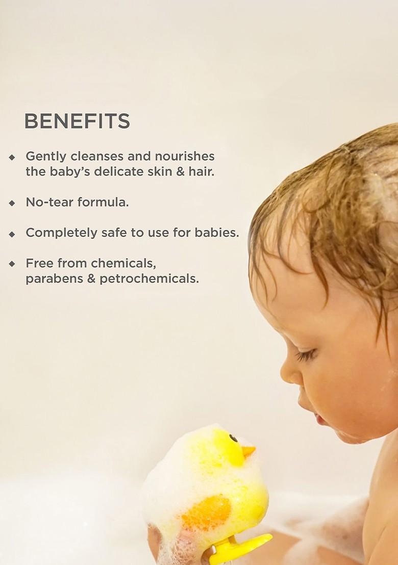 Forest Essentials Baby Hair Body Wash Dasapushpadi Gentle Skin Cleanser 200Ml