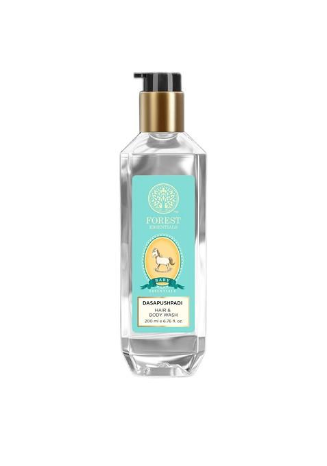 Forest Essentials Baby Hair Body Wash Dasapushpadi Gentle Skin Cleanser 200Ml
