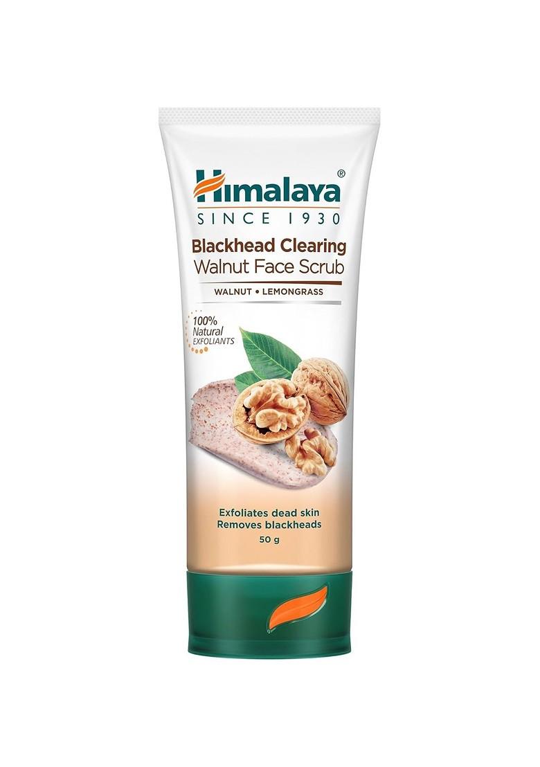 Himalaya Blackhead Clearing Walnut Facial Scrub With Lemongrass 50G
