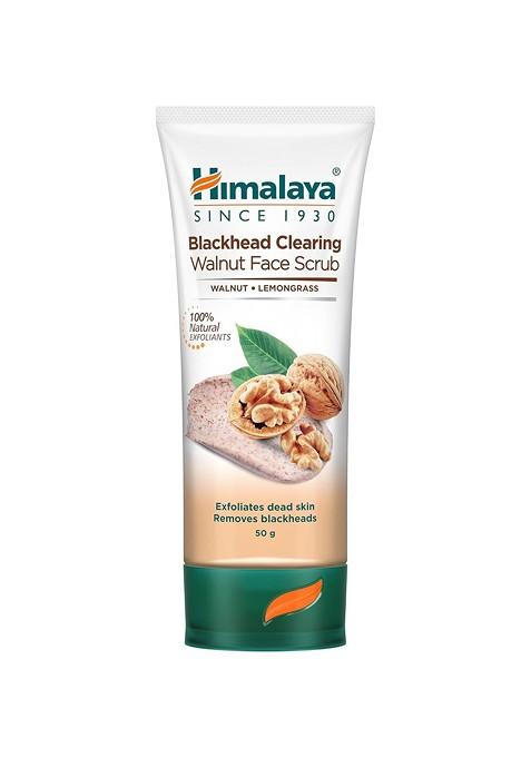 Himalaya Blackhead Clearing Walnut Facial Scrub With Lemongrass 50G