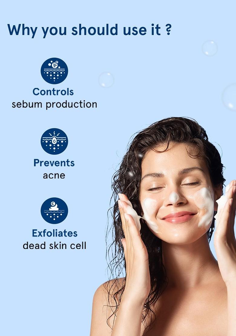 Be Bodywise 1 Salicylic Acid Anti Acne Foaming Face Wash 120 Ml