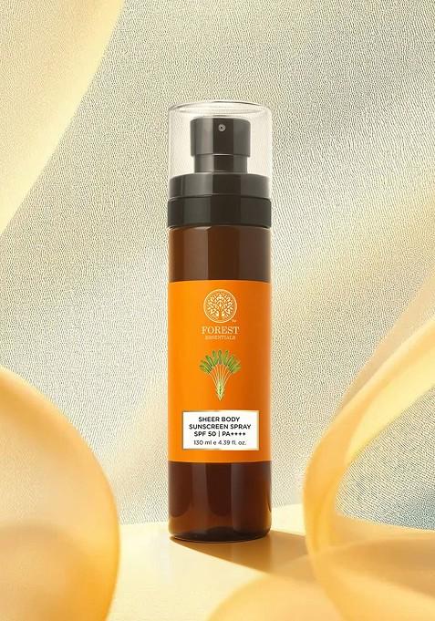 Forest Essentials Sheer Body Spf 50 Sunscreen Spray 130Ml