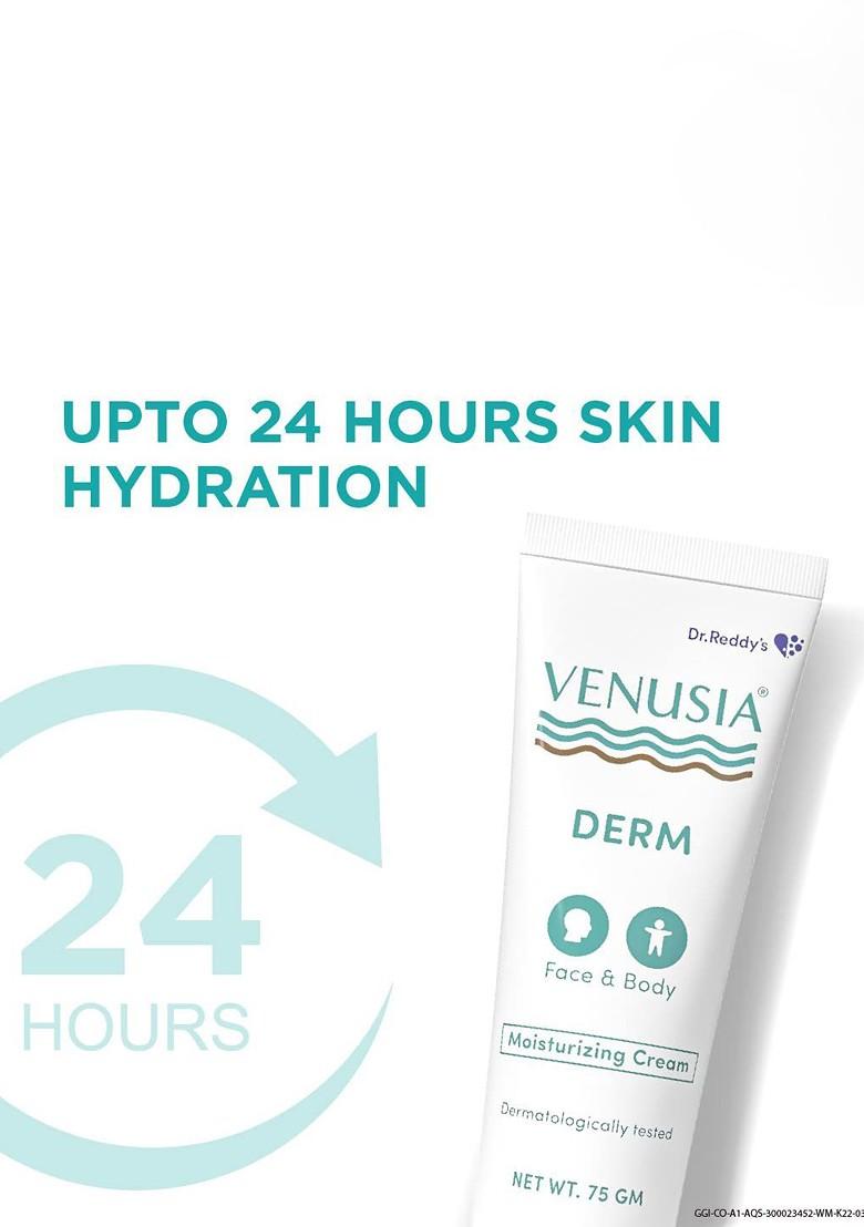 Venusia Derm Moisturizing Cream With Shea Cocoa Butter 75G