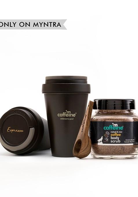 Mcaffeine Exfoliating Coffee Body Scrub Espresso Wash Combo 100G 300Ml