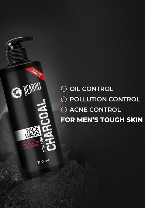 Beardo Men Activated Charcoal Face Wash 200 Ml