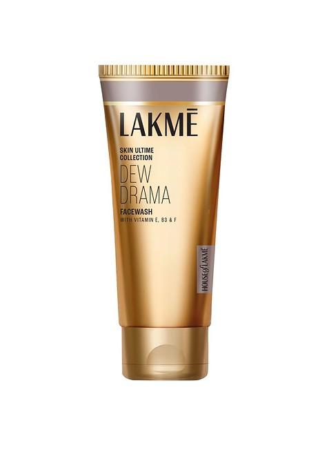 Lakme Dew Drama Facewash With Pro Ceramides 6 Vitamin E B3 F Complex 100 G